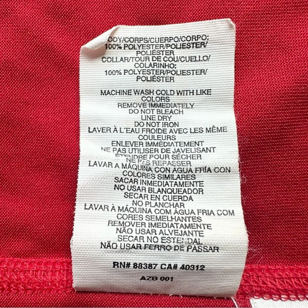 🔃Adidas Men’s Red Short Sleeve ClimaCool Athletic Shirt
